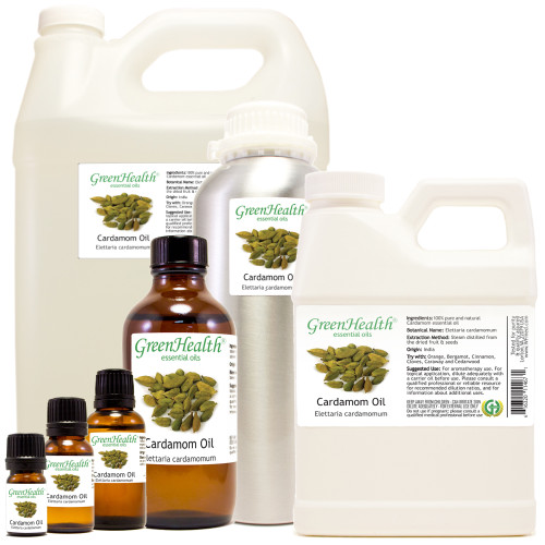 Cardamom Essential Oil Blends well with Rose, Orange Oils