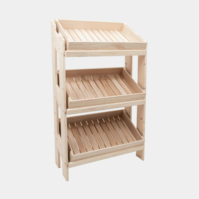 Retail Stand with Wooden Chitting Trays - 820mm pk 1