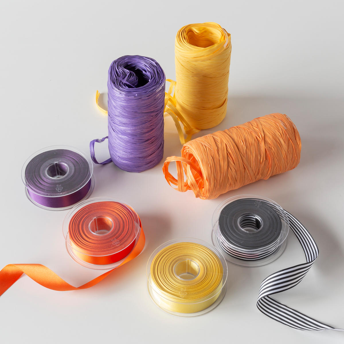 Synthetic Raffia Ribbon Roll pk 1 RAF