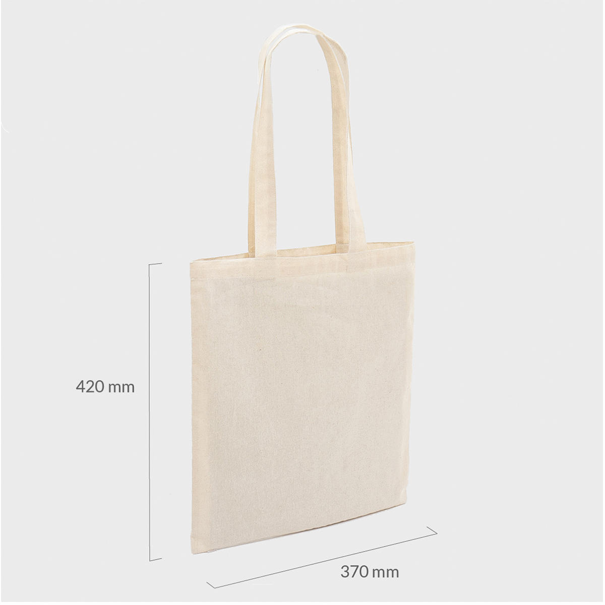 Buy Cotton Bag Plain - Reusable 100% Eco Friendly - Natural (Pack