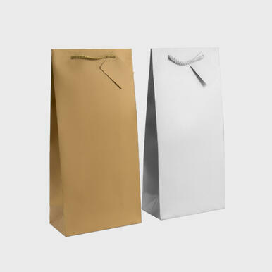 Metallic Paper 2 Bottle Gift Bag pk 12 B20M