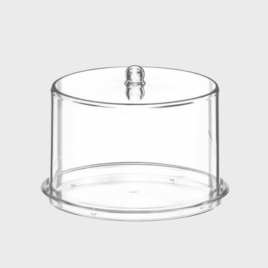 Cake Display Stand w Acrylic Dome Cover 330x70mm