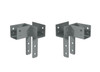Simpson Strong-Tie ECCLR666 & ECCLL666 Column Cap L End Right & Left Shown 4Pair