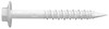 Daggerz QCCT1440WHT 1/4 x 4 5/16" HEX Screw 500 Pk