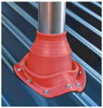 Big Timber RED9 9-19-Inch Universal Master Red Silicone Pipe Flashing Single FramingFasteners