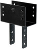 Simpson CC66PC Black Powder-Coated Column Cap for 6X Beam, 6X Post FramingFasteners