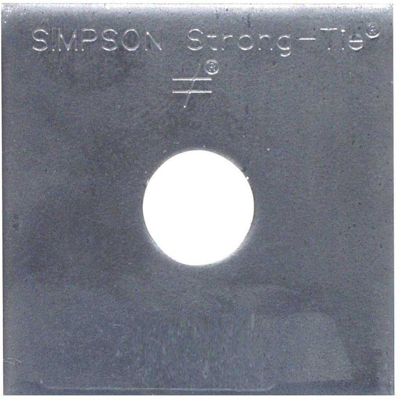 Simpson Strong-Tie BP1/2HDG 1/2-Inch Bolt Dia 2 x 2 Bearing Plate HDG 100 Pk