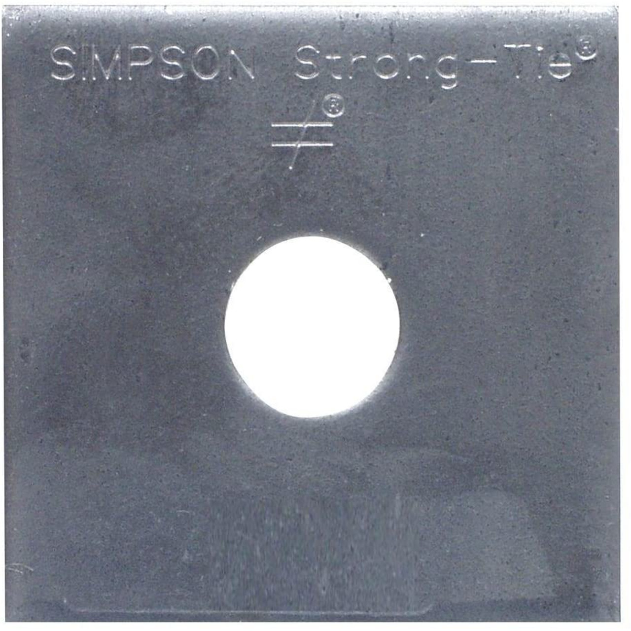 Simpson Strong-Tie BP 5/8-3 5/8-Inch Bolt Dia 3 x 3 Bearing Plate 100 Pk