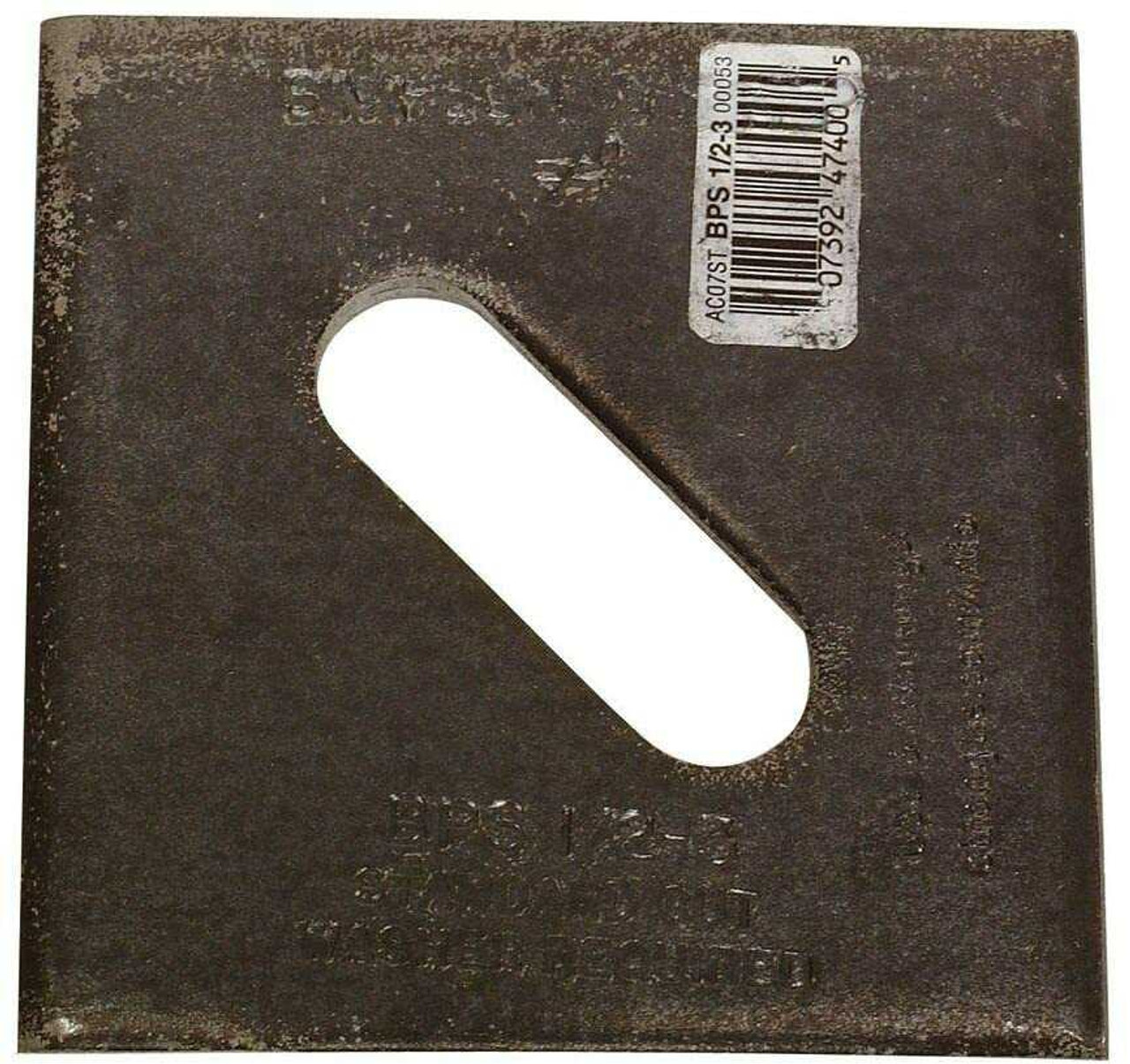 Simpson Strong-Tie BPS 1/2-3 1/2 Bolt Dia 3x3 Bearing Plate Slotted 50 Pk