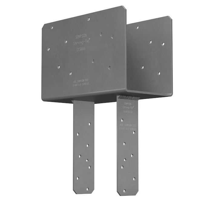 Simpson Strong-Tie CCQ66SDS2.5 6 x 6 Column Cap With Screws 3 Pk