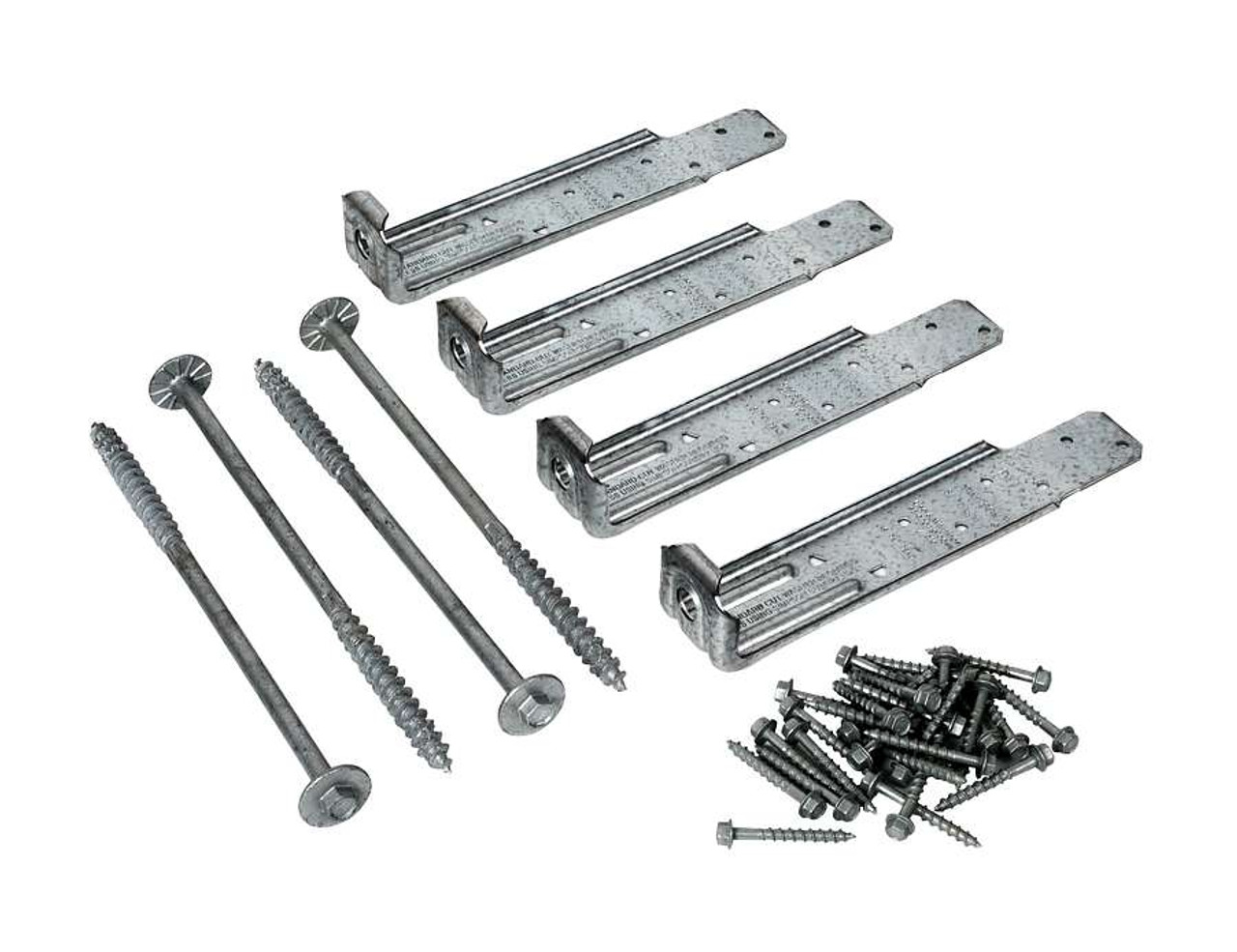 Simpson Strong-Tie DTT1Z-KT 4 Pieces Per Kit With Fasteners 2 Kits