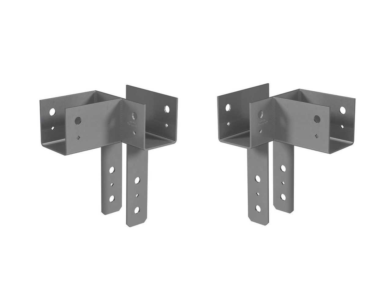 Simpson Strong-Tie ECCLR666 & ECCLL666 Column Cap L End Right & Left Shown Pair