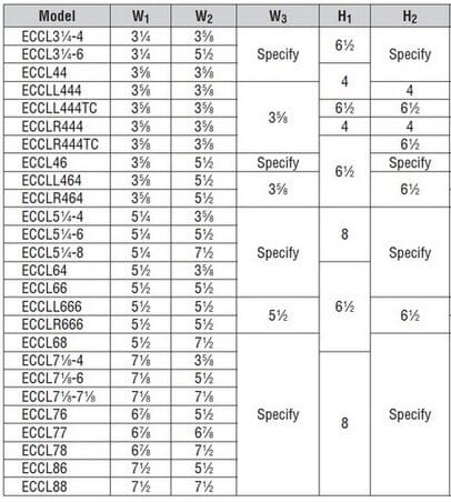 ECCLR666 Specifications