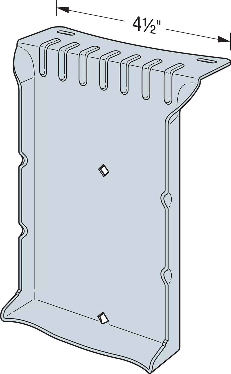 Simpson Strong-Tie F46Z 4 X 6 Panelized Construction Hanger ZMAX 100 PK