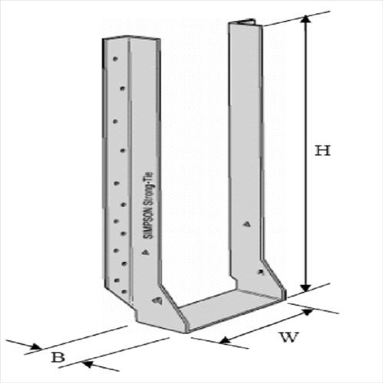 Simpson Strong-Tie MIU4.12/11 - 4 x 11-7/8 Face Mount I-Joist Hanger 25 Pk