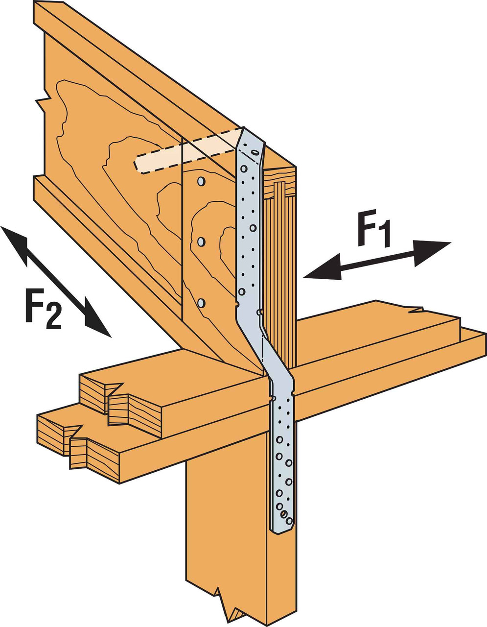 Simpson Strong-Tie MTS30C 30-Inch Medium Twist Strap 50 Pk FramingFasteners