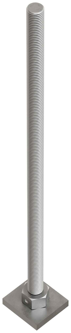 Simpson PAB8-18 PreAssembled Anchor Bolt 1x18 ATR 2-1/2x2-1/2x3/8 Washer 5 Pk FramingFasteners
