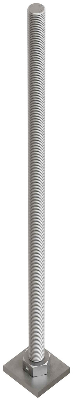 Simpson PAB9-36 PreAssembled AnchorBolt 1-1/8x36 ATR 2-3/4x2-3/4x3/8 Washer 5 Pk FramingFasteners
