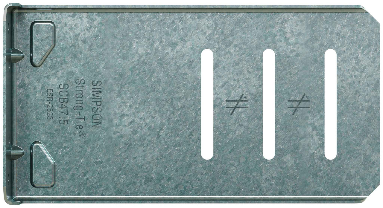 Simpson Strong-Tie SCB47.5-KT By-Pass Slide Clip 4X7.5 With Screws 25 Pk FramingFasteners