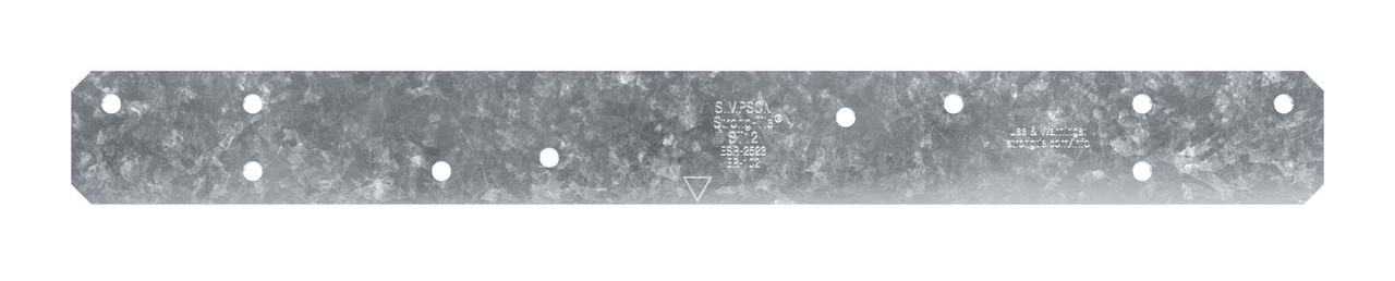 Simpson Strong-Tie ST18 - 18-Inch 15 Ga. Strap Tie 50 Pk FramingFasteners