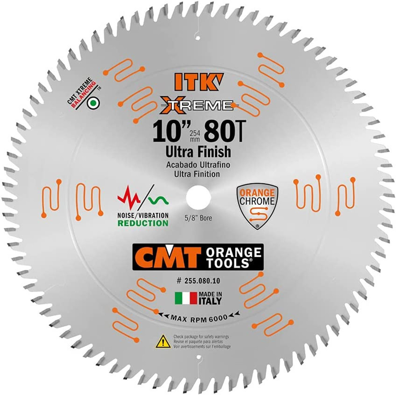 CMT Orange Tools  255.080.10 10-Inch  Circular Saw Blade