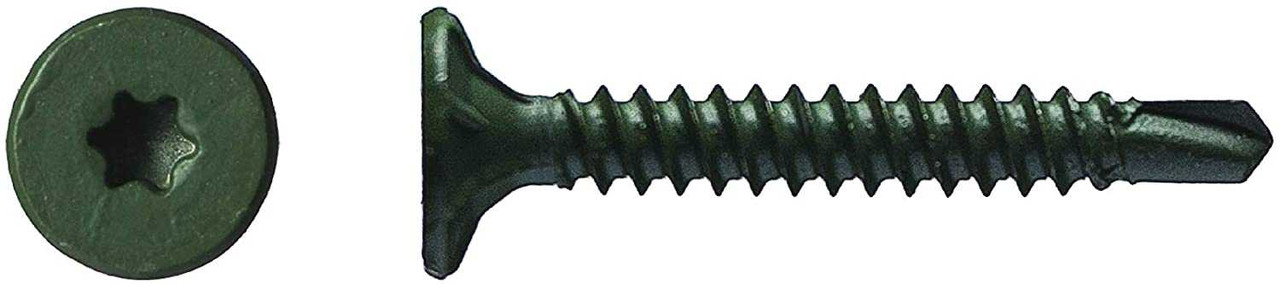 Big Timber 5CB158D #8x1-5/8 T25 Drill Point Cement Board Star Drive Screw 2x5Lb