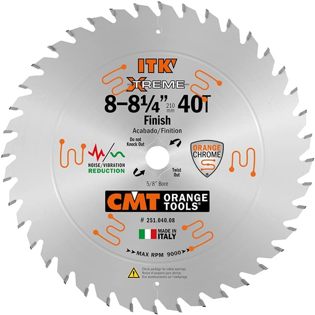 CMT Orange Tools 251.040.08 8-1/4-Inch Circular Saw 3 Pk