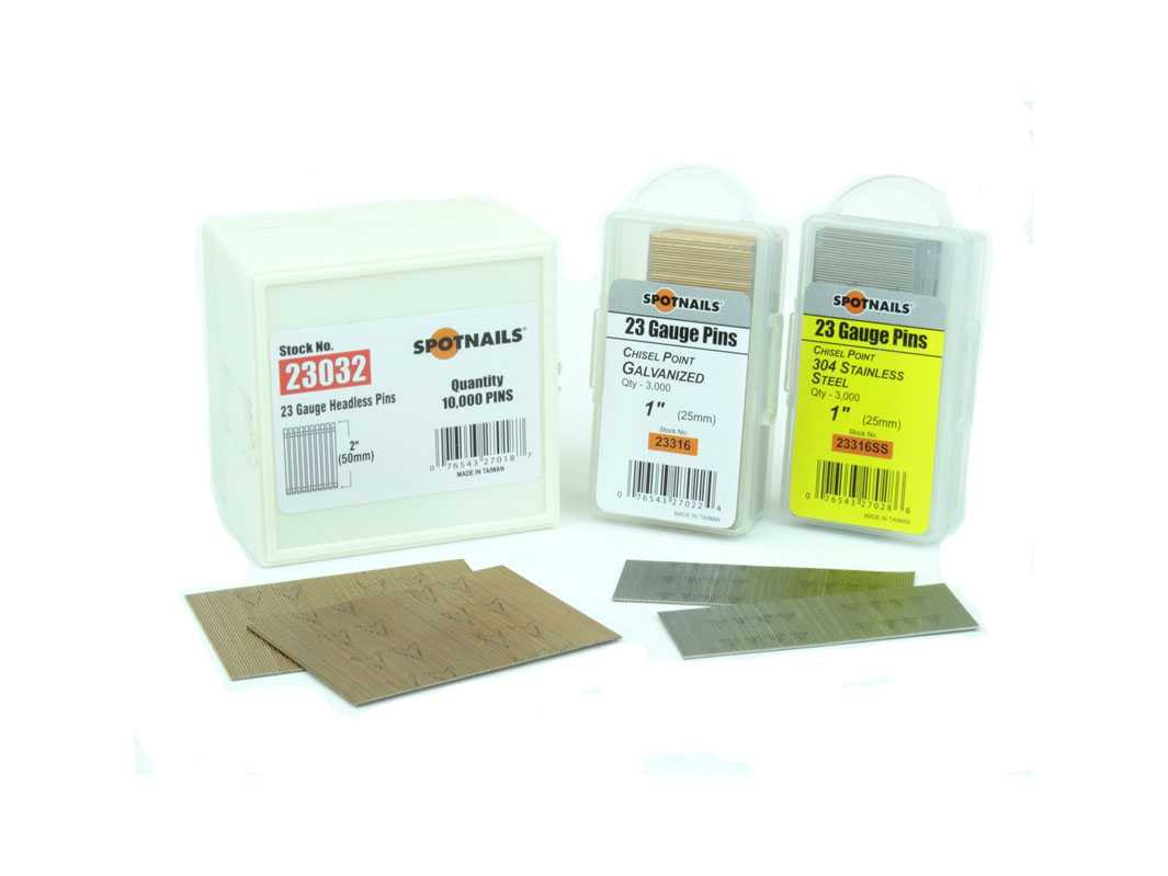 SpotNails 23012 3/4-Inch 23 Ga Headless Pins 100M