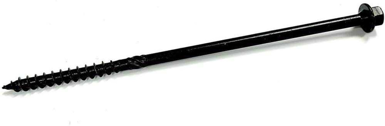Big Timber BL145 14 x 5-Inch Hex Head Black Log Wood Screw