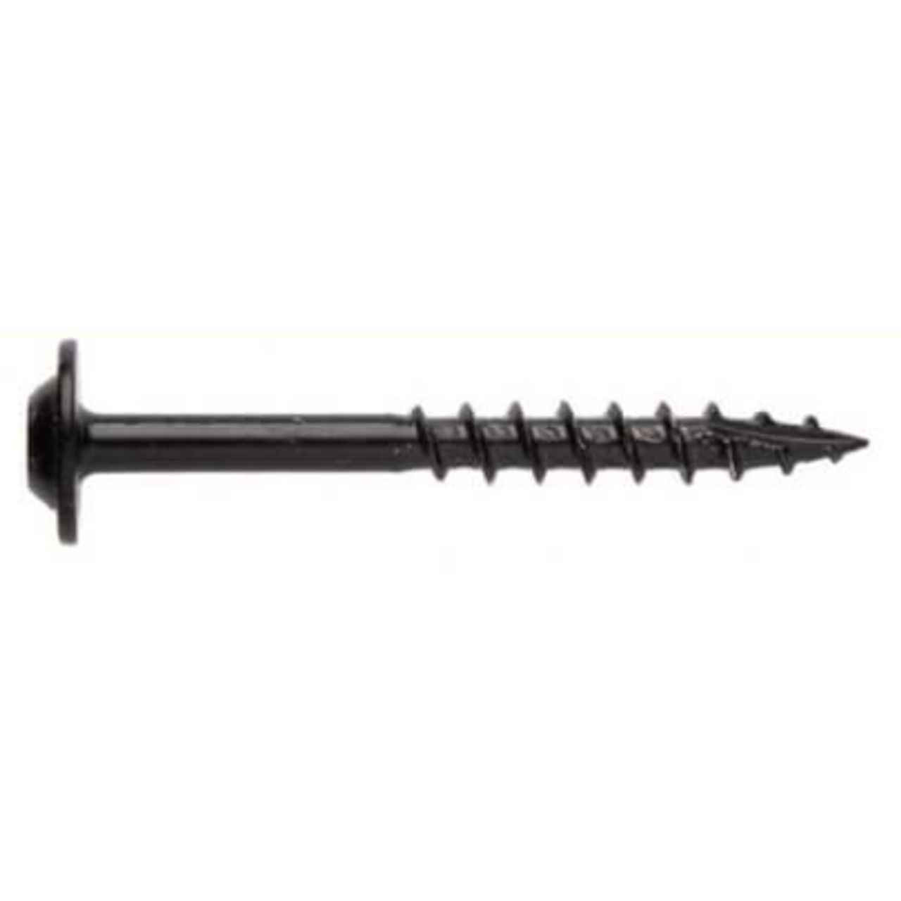 Big Timber 5CAB82BLK 8 x 2" Black T-20 Round Washer Head Cabinet Wood Screw 2x5Lb