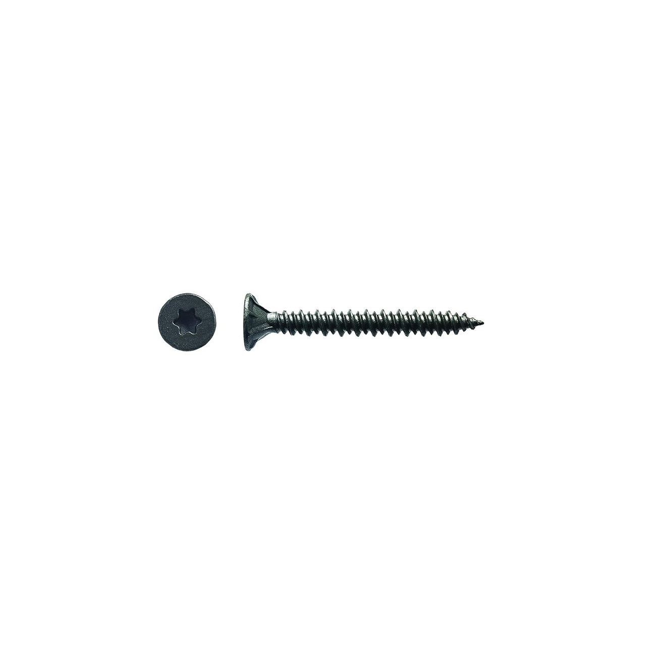 Big Timber CB158S 8x1-5/8 Sharp Point T25 Cement Board Wood Screw Green Coat 4M FramingFasteners