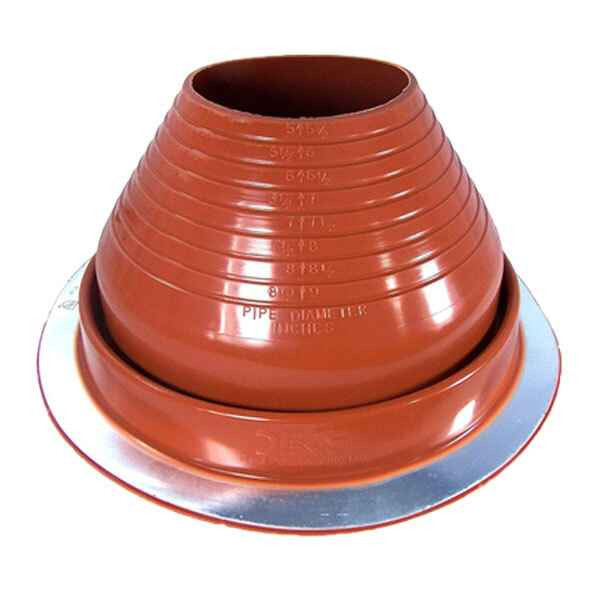 Big Timber RED9 9-19-Inch Universal Master Red Silicone Pipe Flashing Single FramingFasteners