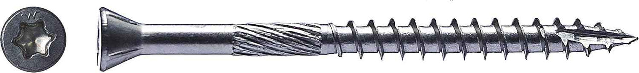 Big Timber STH9212 9 x 2-1/2-Inch 316 Stainless T-20 Trim Head Wood Screw