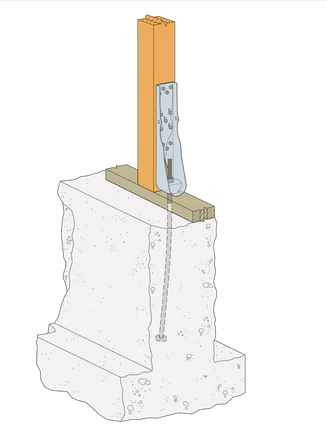 Simpson SABR 5/8" x 24" Anchor Bolts SABR5/8X24 25 Pack FramingFasteners