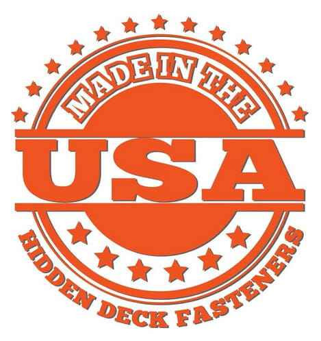 DeckWise Extreme Ipe Clip 3/32" Gap Brown Biscuit Style Hidden Deck Fastener Kit for Hardwoods (1050-Bucket) FramingFasteners