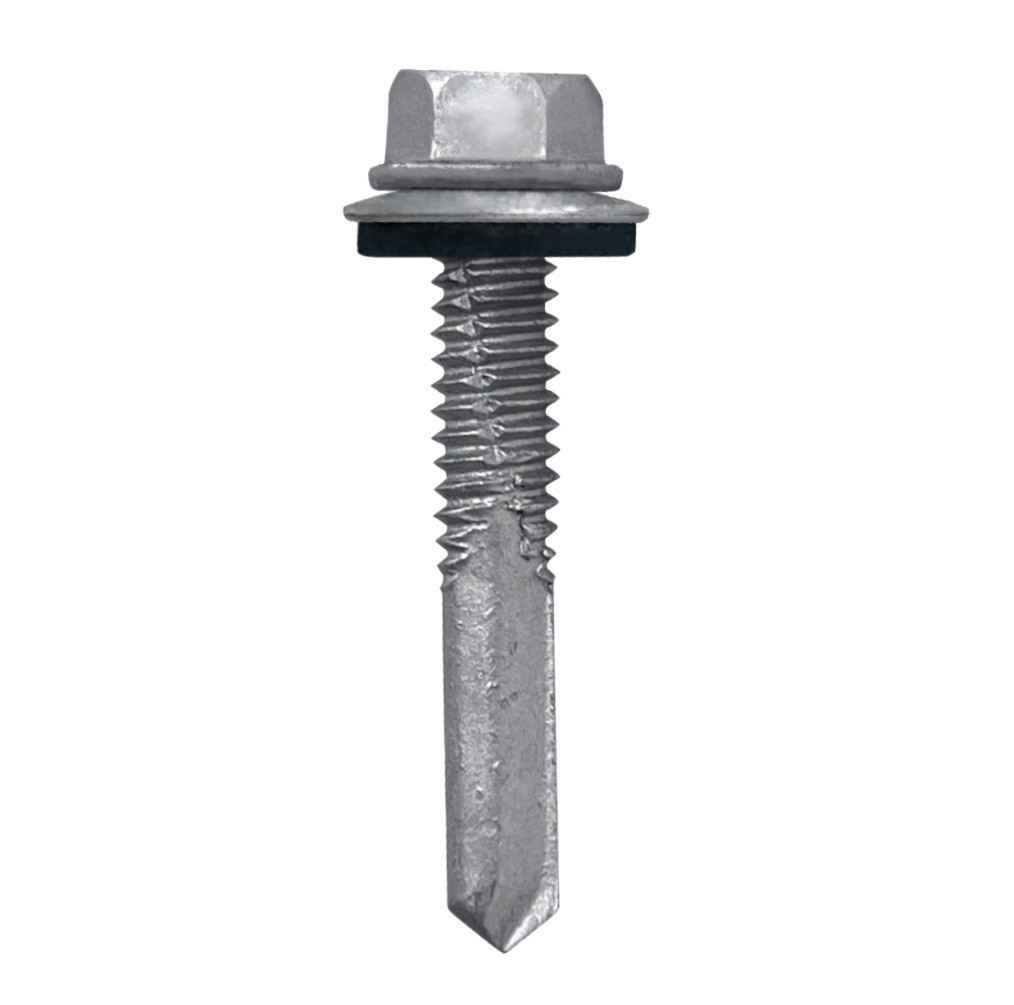 Daggerz NEOSD5Z121104 12-24 x 1-1/4 5/16" Hex Self Drill Zinc Screw 2M Pk FramingFasteners