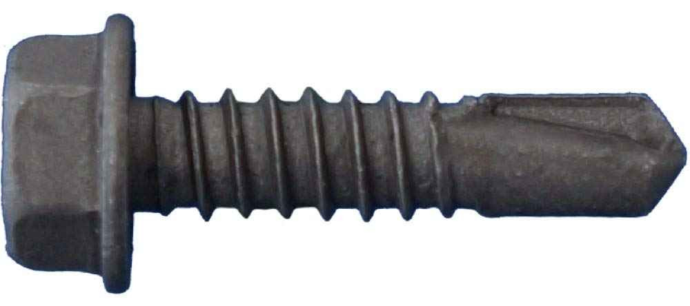 Daggerz SDCT1430BRZ 14 x 3 3/8" Hex Self Drill Bronze Screw 1M Pk FramingFasteners