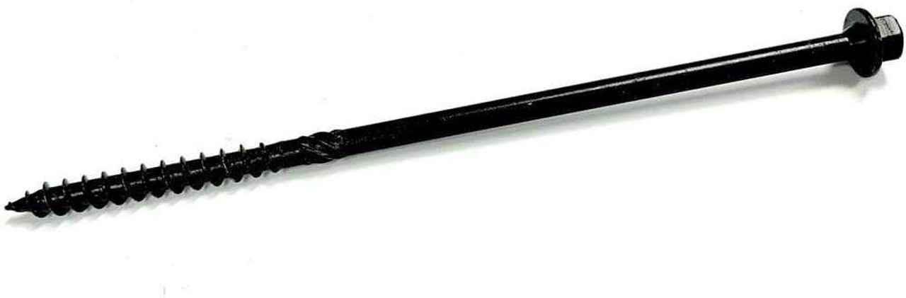 Big Timber BL176-25 17 x 6-Inch Hex Head Black Log Screw 3x25 Pk