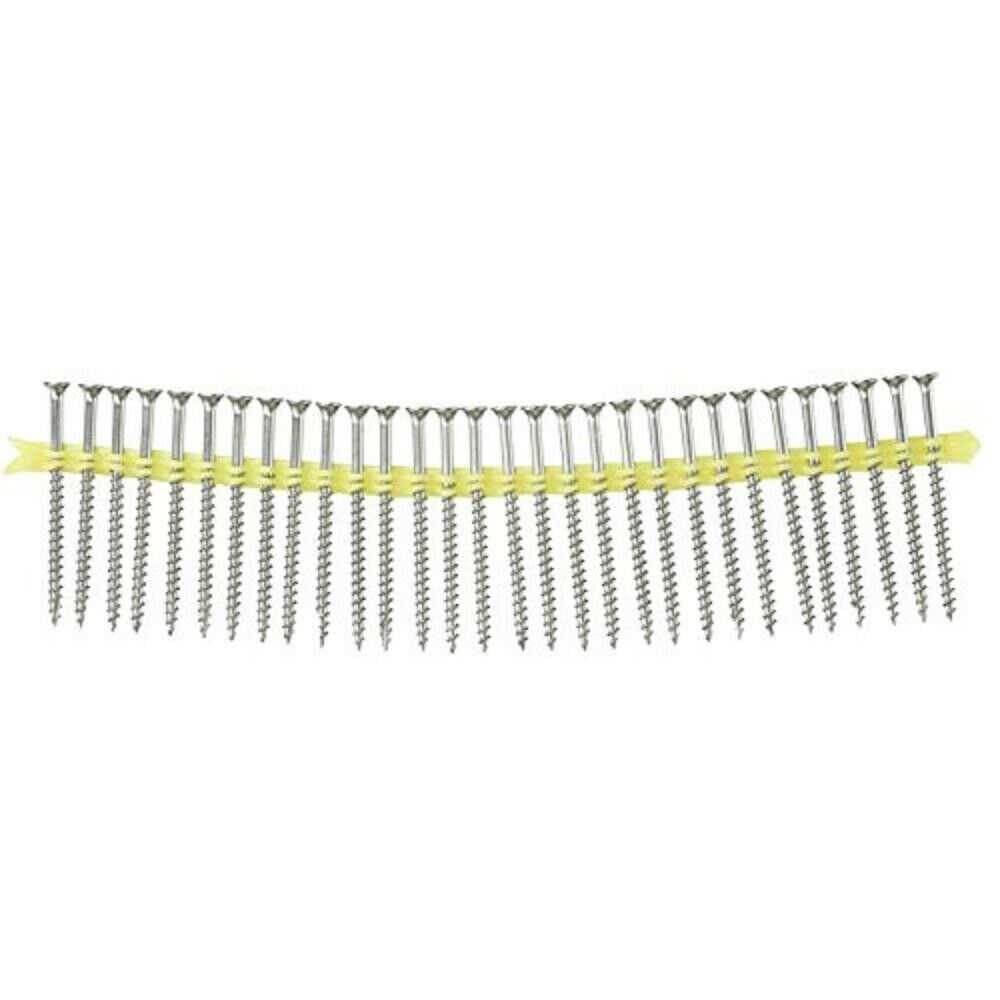 Simpson Strong-Tie SS3DSC3BS316 Bugle-Head Wood Screw (Collated) #10 x 3 in. #3 Square Drive, Type 316 (1000-Qty)