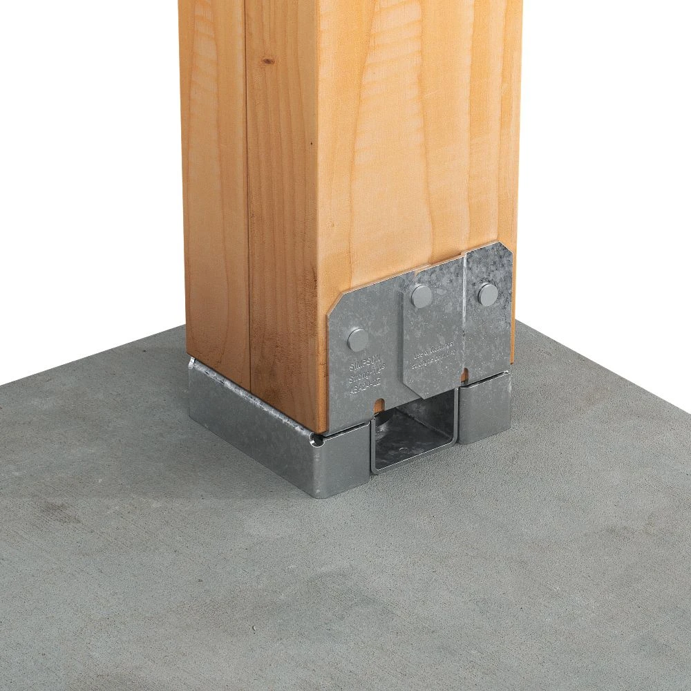 Simpson Strong-Tie ABA24-2Z 2-2x4 Adjustable Post Base ZMAX 80 Pk
