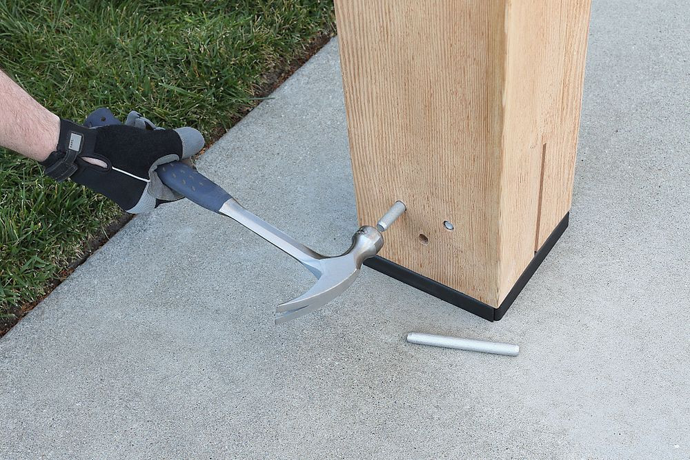 Simpson Strong-Tie CPT88Z Concealed Post Base For 8X8 Posts 3 Pk