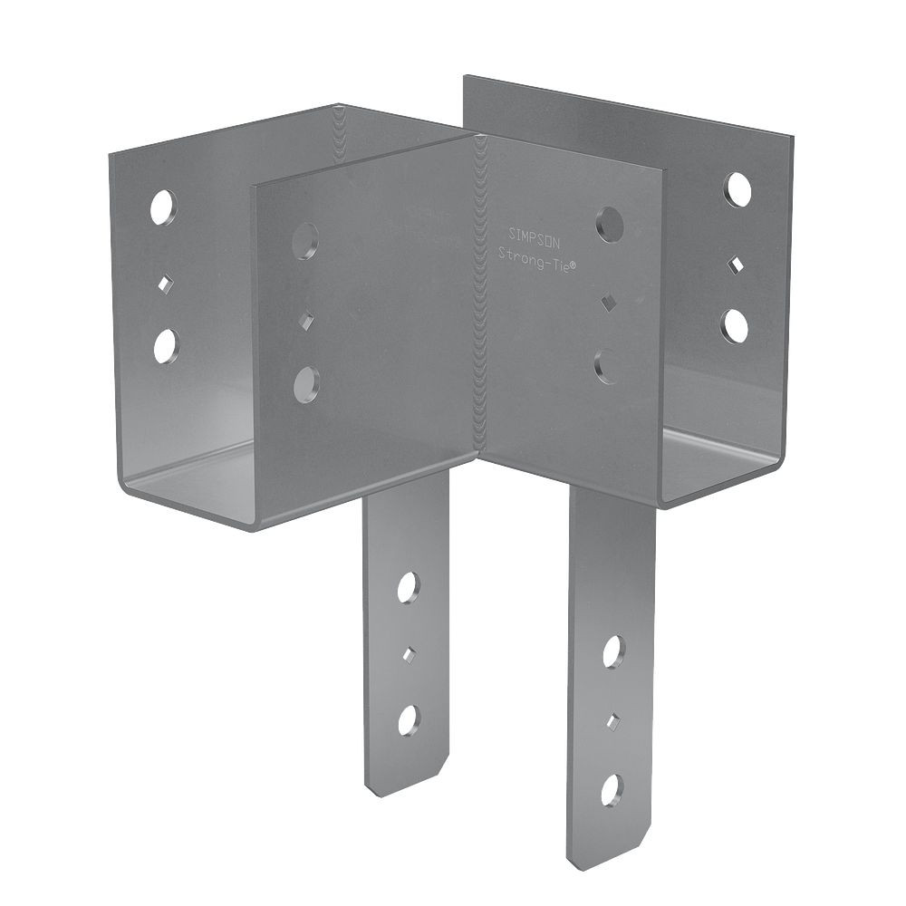 Simpson Strong-Tie ECCLL464 4X Beam, 6X Post, 4X Beam ECC L-Shape Left 5 Pk