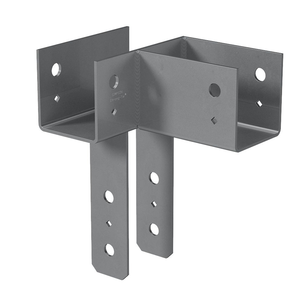 Simpson Strong-Tie ECCLR444 4X Beam, 4X Post, 4X Beam, ECC L-Shape Right 10 Pk