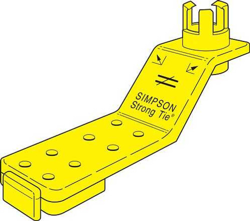 Simpson Strong-Tie AM 1/2 Inch Diameter Anchor Bolt Holder Yellow 100 Pack