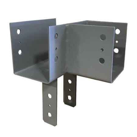 Simpson ECCLR666 End Column Cap Right Direction - Gray Paint