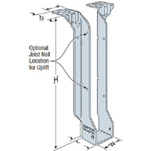 Simpson Strong-Tie HIT418 3-1/2 x 18 Top Flange I-Joist Hanger 20 Pk