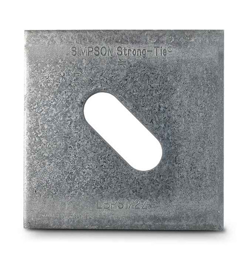Simpson Strong-Tie LBPS1/2Z 1/2-Inch Bolt Dia 3 x 3 Bearing Plate ZMAX 50 Pk