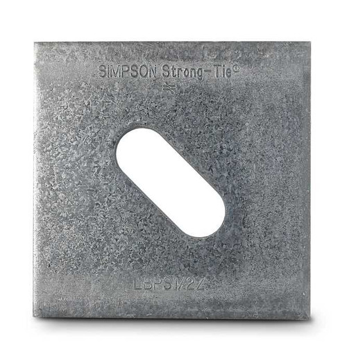 Simpson Strong-Tie LBPS 5/8Z 5/8-Inch Bolt Dia 3 x 3 Bearing Plate ZMAX 50 Pk