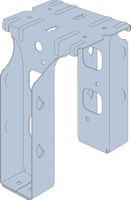 Simpson Strong-Tie PFDS26B 2 x 6 Post Frame Double Saddle Hanger 25 Pk FramingFasteners