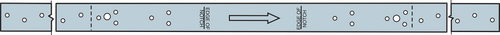Simpson Strong-Tie RPS28 1-1/2-Inch x 28-5/16-Inch Retro Plate Strap 25 Pk